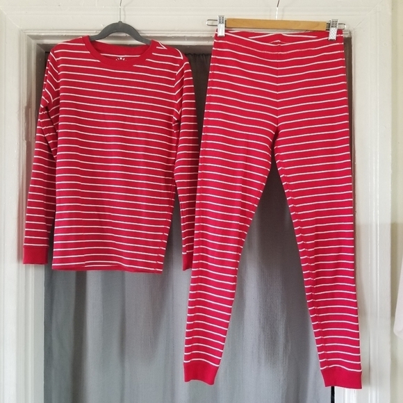 Primary | Organic Cotton Striped PJ Set - Picture 1 of 2
